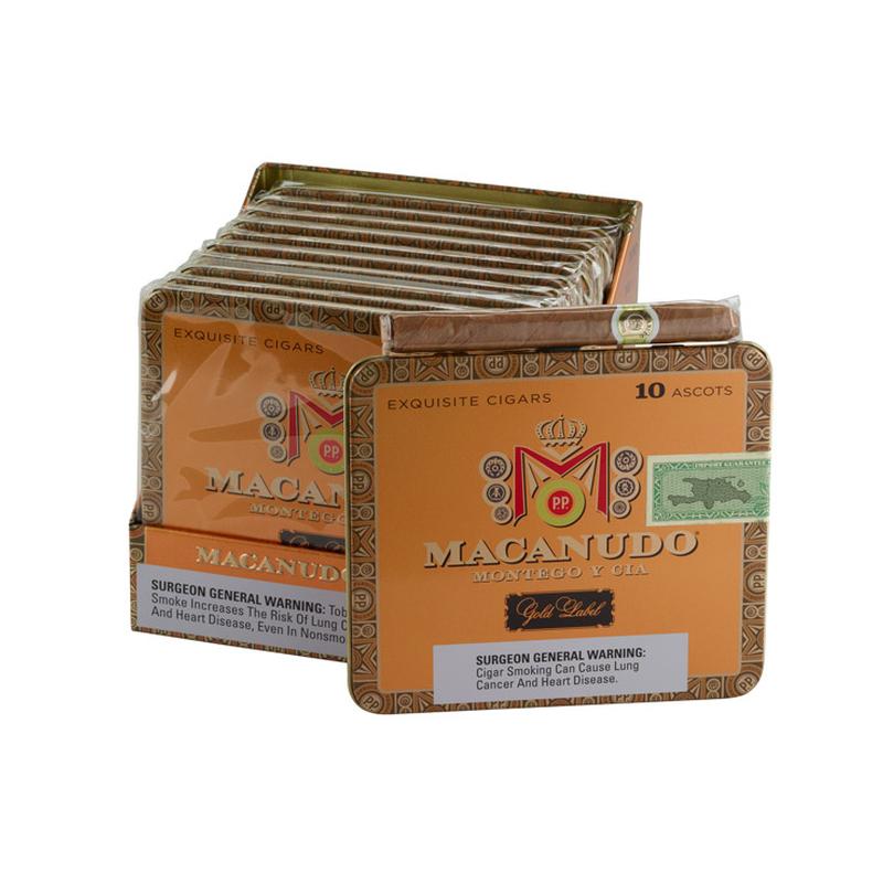 Macanudo Gold Label Ascot 10/10 Cigars at Cigar Smoke Shop