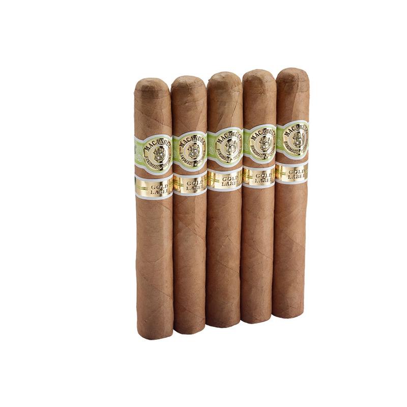Macanudo Gold Label Tudor 5 Pack Cigars at Cigar Smoke Shop