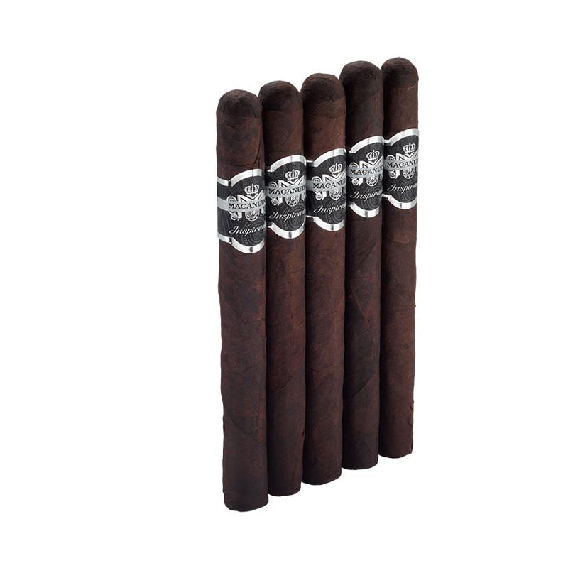 Macanudo Inspirado Black Churchill 5 Pack Cigars at Cigar Smoke Shop