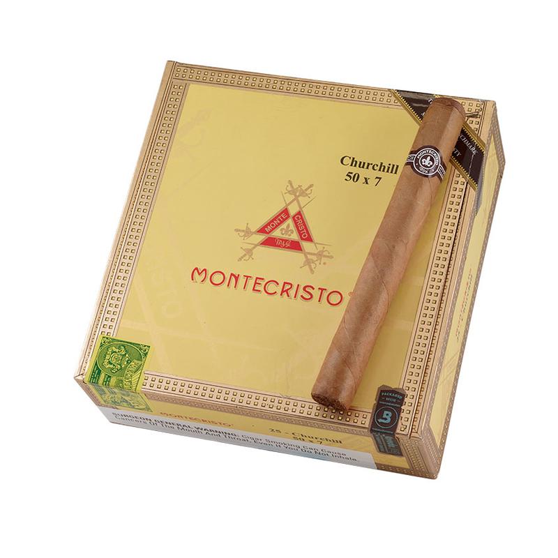 Montecristo Yellow Churchill Cigars at Cigar Smoke Shop