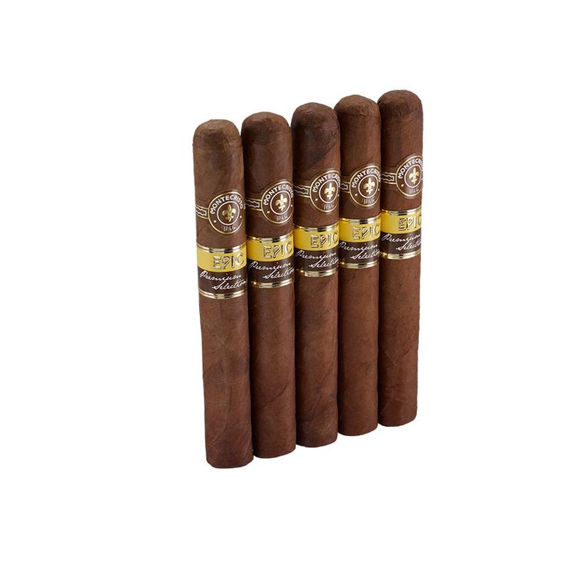 Montecristo Epic Toro 5 Pack Cigars at Cigar Smoke Shop