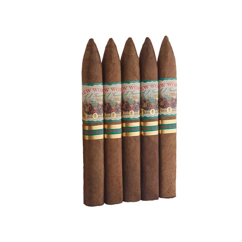 New World By AJ Fernandez Cameroon Selection Torpedo 5PK Cigars at Cigar Smoke Shop