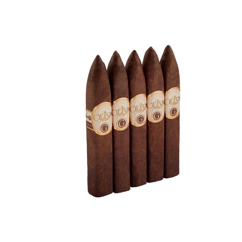 Oliva Serie G Belicoso 5 Pack Cigars at Cigar Smoke Shop