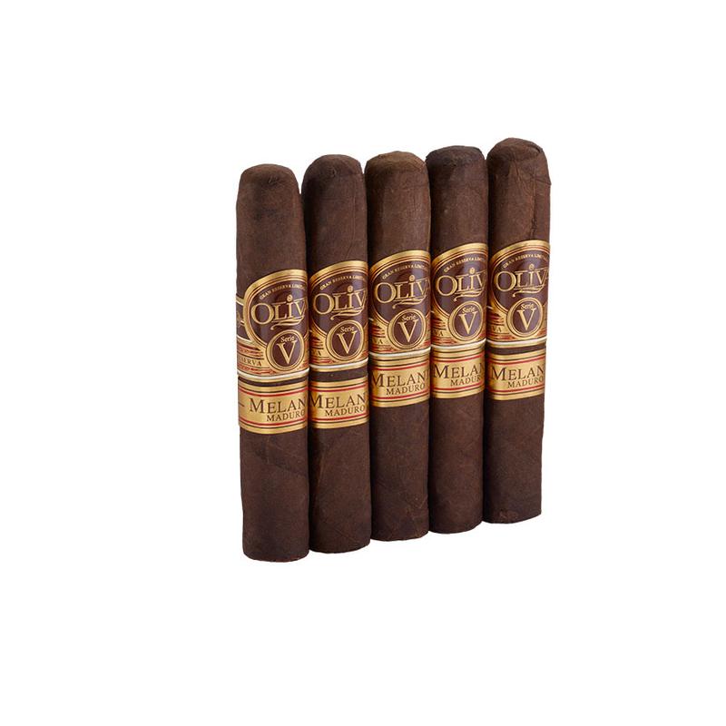 Oliva Serie V Melanio Robusto Maduro 5 Pack Cigars at Cigar Smoke Shop