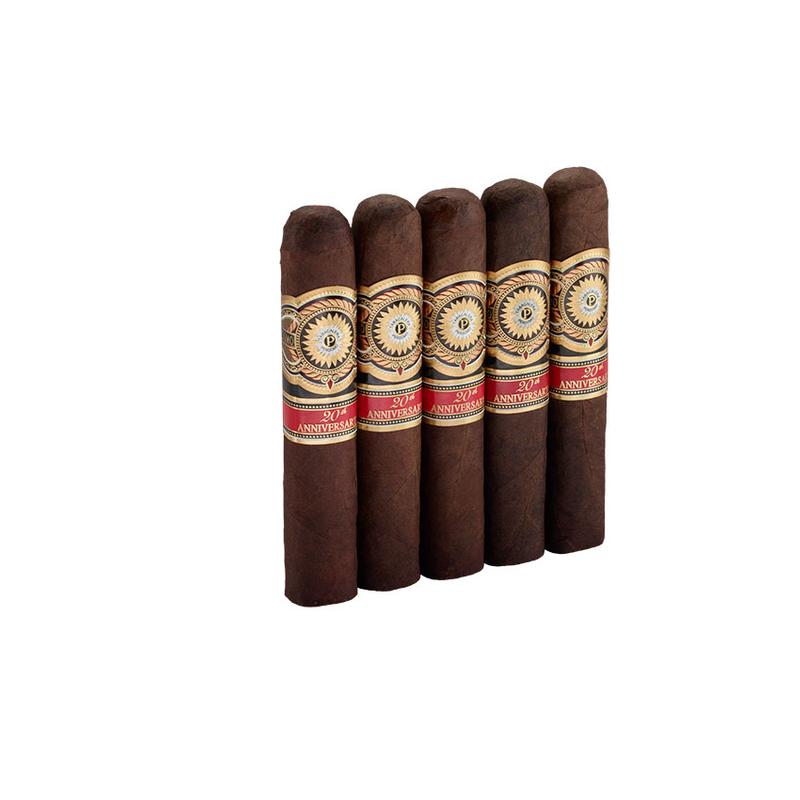 Perdomo 20th Anniversary Maduro Robusto 5 Pack Cigars at Cigar Smoke Shop