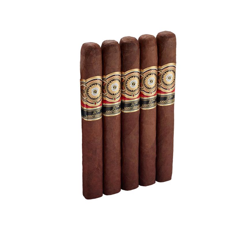 Perdomo 20th Anniversary Sun Grown Churchill 5 Pack Cigars at Cigar Smoke Shop