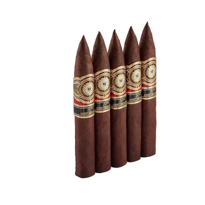 Perdomo 20th Anniversary Sun Grown Torpedo 5 Pack Cigars at Cigar Smoke Shop