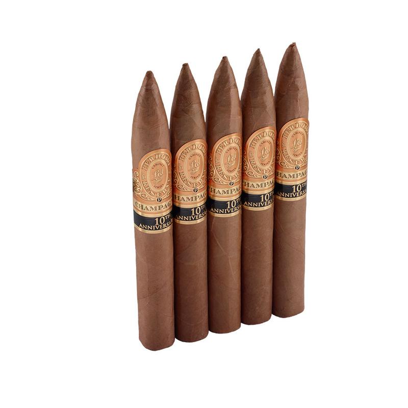 Perdomo Champagne Torpedo 5 Pack Cigars at Cigar Smoke Shop