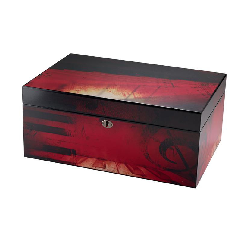 Famous Quality Imports Quality Importers Music Piano 100 Count Humidor Cigars at Cigar Smoke Shop