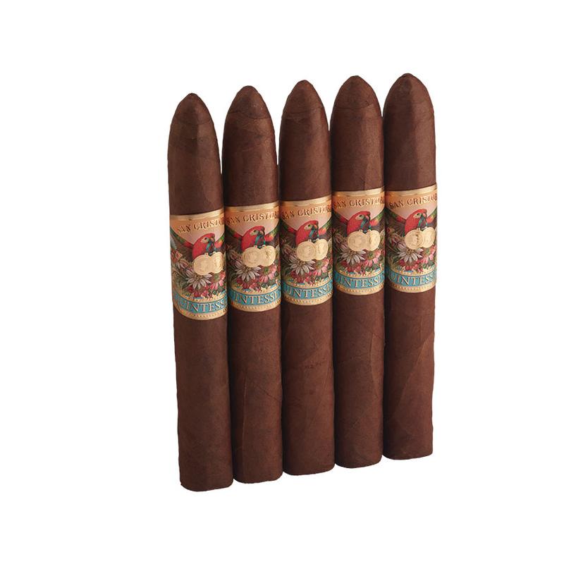 San Cristobal Quintessence Belicoso 5 Pack Cigars at Cigar Smoke Shop