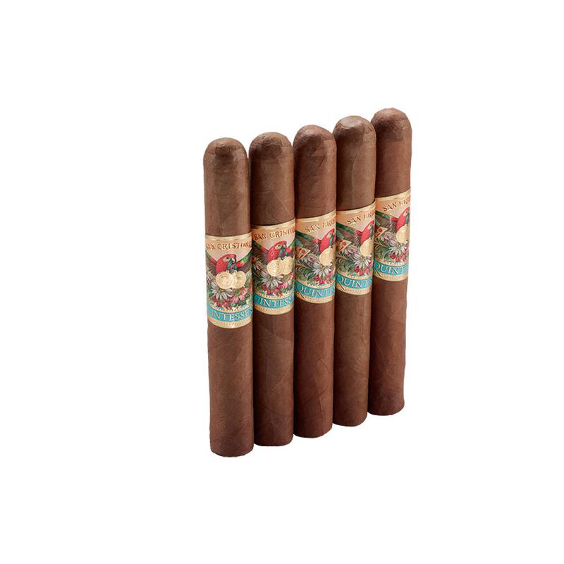 San Cristobal Quintessence Epicure 5 Pack Cigars at Cigar Smoke Shop
