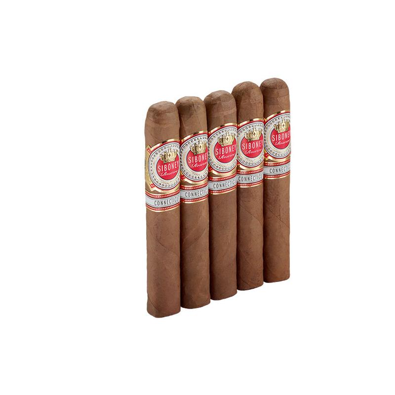 Siboney Reserve Connecticut by Aganorsa Siboney Reserve Connecticut Robusto 5pk Cigars at Cigar Smoke Shop