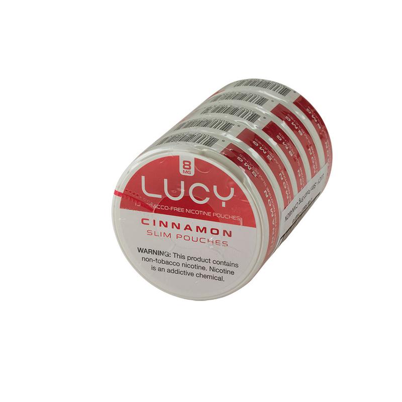 Lucy Slim Pouches Lucy Slim Pouch 8mg Cinnamon 5 tins