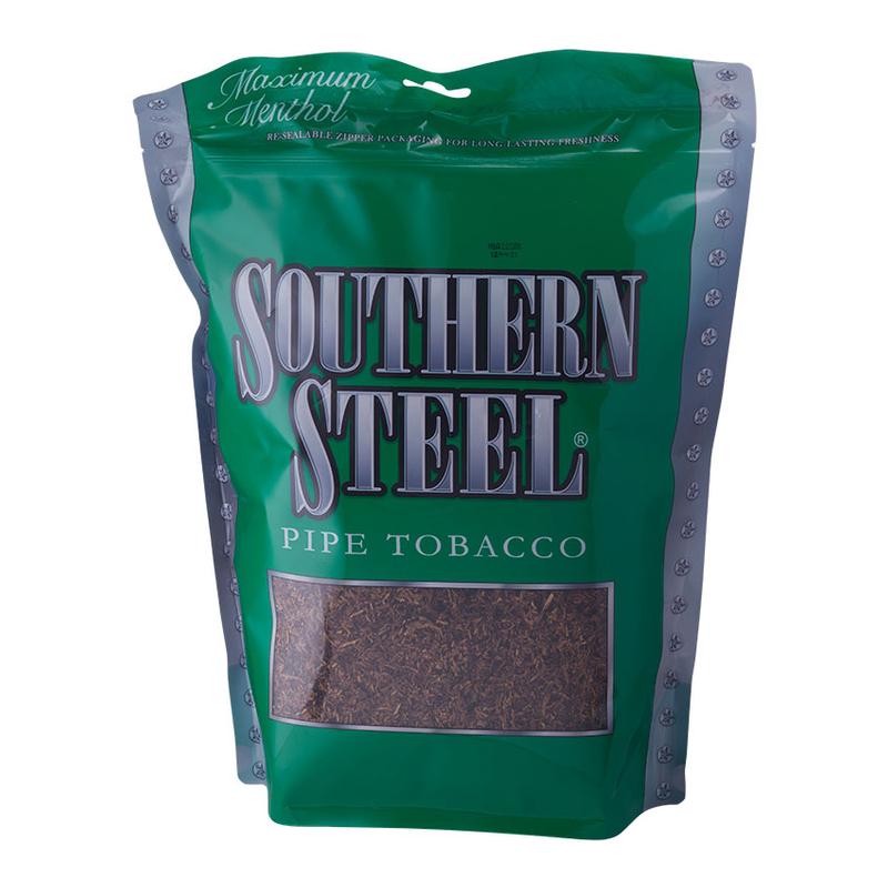 Southern Steel Pipe Tobacco Southern Steel Maximum Menthol Pipe Tobacco 16oz