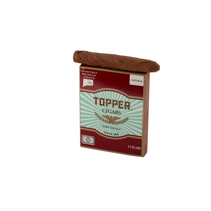 Topper Broadleaf Natural (5) Cigars at Cigar Smoke Shop