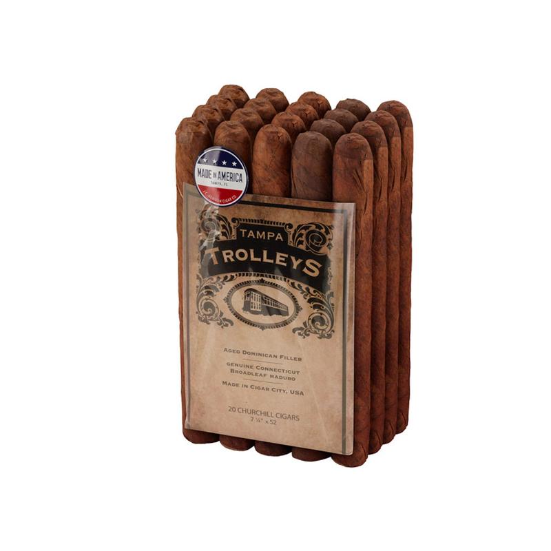 Tampa Trolleys Churchill Cigars at Cigar Smoke Shop