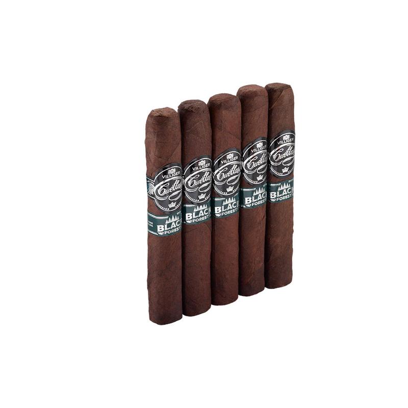 Villiger Cuellar Black Forest Robusto 5PK Cigars at Cigar Smoke Shop