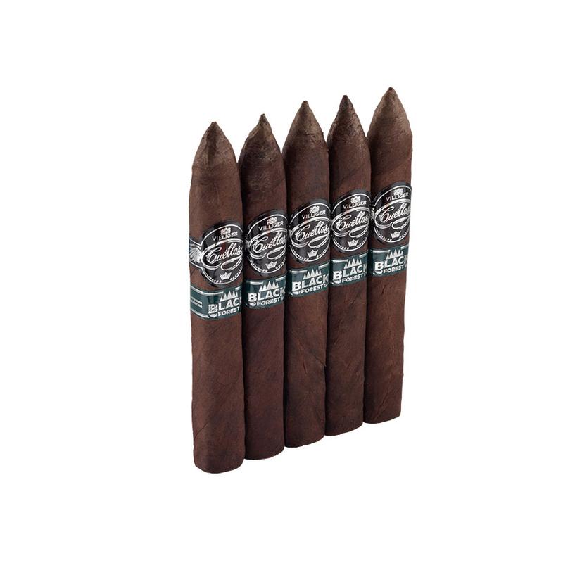 Villiger Cuellar Black Forest Torpedo 5PK Cigars at Cigar Smoke Shop