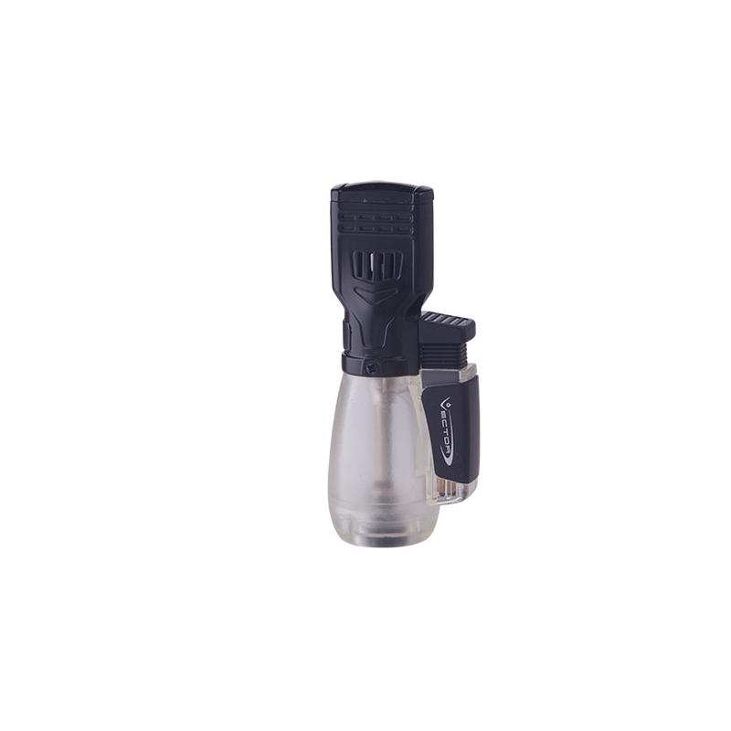 Vector Drone Triple Torch Lighter Clear