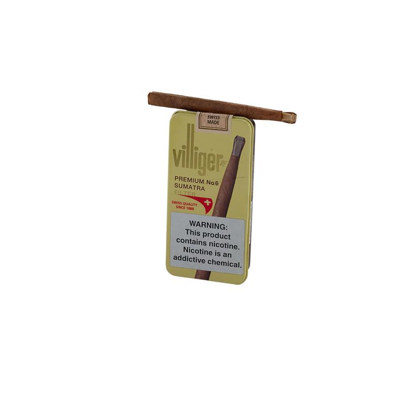 Villiger Premium No. 6 Sumatra (10) Cigars at Cigar Smoke Shop