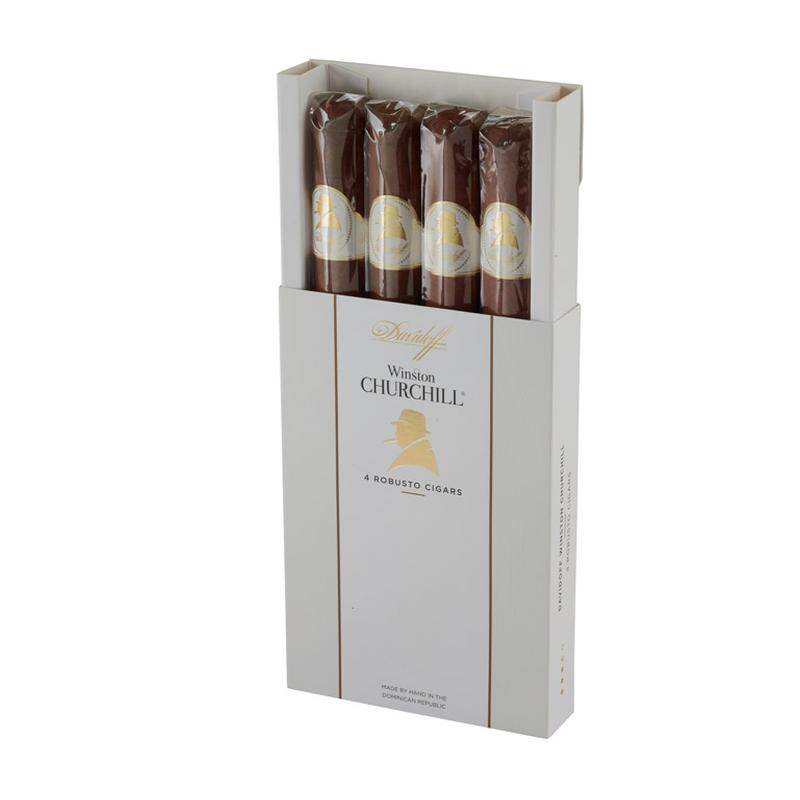 Winston Churchill Robusto 4 Pack Cigars at Cigar Smoke Shop