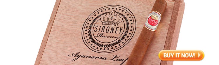 top new cigars may 13 2019 Aganorsa Siboney Reserve cigars at Famous Smoke Shop