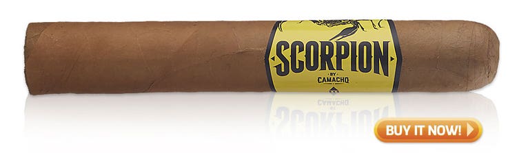 Top 7x70 Cigars 70 Ring Gauge cigars Camacho Scorpion Connecticut Super Gordo cigars at Famous Smoke Shop