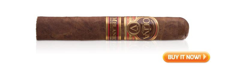 best after dinner cigars Oliva Serie V Melanio cigars at Famous Smoke Shop