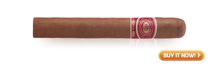True Classic cigar brands Romeo y Julieta Reserva Real cigars at Famous Smoke Shop
