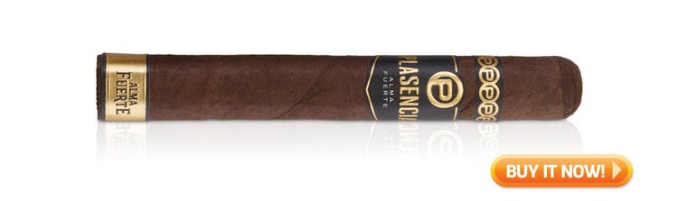 best after dinner cigars Plasencia Alma Fuerte cigars at Famous Smoke Shop