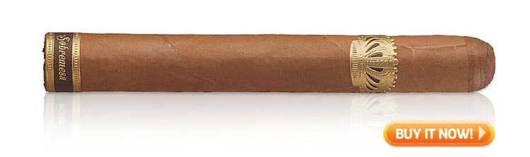 top mild mellow cigars for occasional cigar smokers Sobremesa Brulee cigars at Famous Smoke Shop