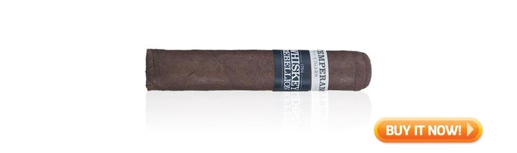 roma craft whiskey rebellion hamilton small cigars