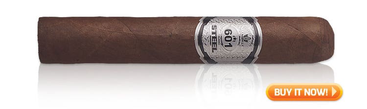 cigar advisor top 8 nicaraguan puros 601 steel at famous smoke shop