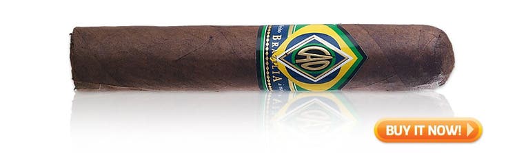 cigar advisor rop 12 best strong cigars - cao brazilia at famous smoke shop