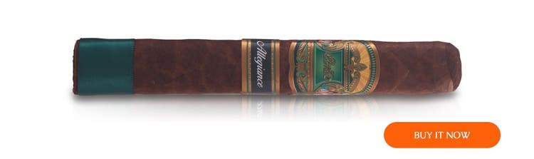 cigar advisor 10 best new cigars of the year (so far) - e.p. carrillo allegiance at famous smoke shop