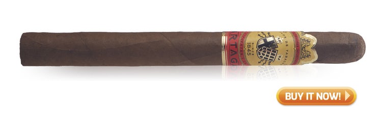 cigar advisor top 10 churchill cigars under $10 - partagas no. 10 at famous smoke shop