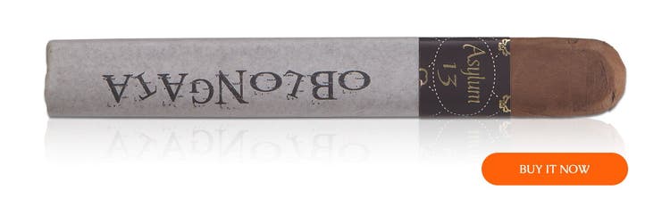 cigar advisor asylum essential review guide - asylum oblongata at famous smoke shop