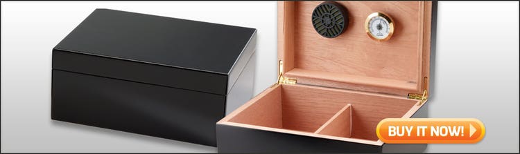 best cigar humidors under $50 40 count standard humidor at Famous Smoke Shop