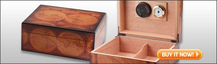 best cigar humidors under $50 Old World 50 cigar humidor at Famous Smoke Shop