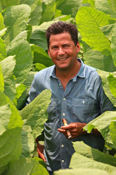 cao cigars rick rodriguez in the tobacco field