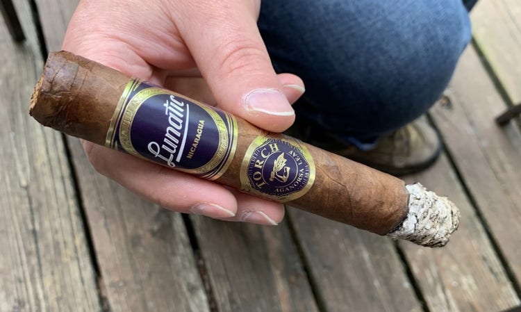 Aganorsa Leaf JFR Lunatic Torch cigar review by Jared Gulick