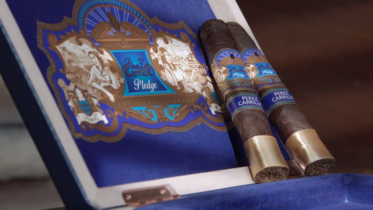 EP Carrillo Pledge Prequel cigar box