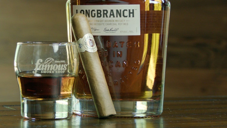 Occidental Reserve CT cigar paired with Longbranch Bourbon