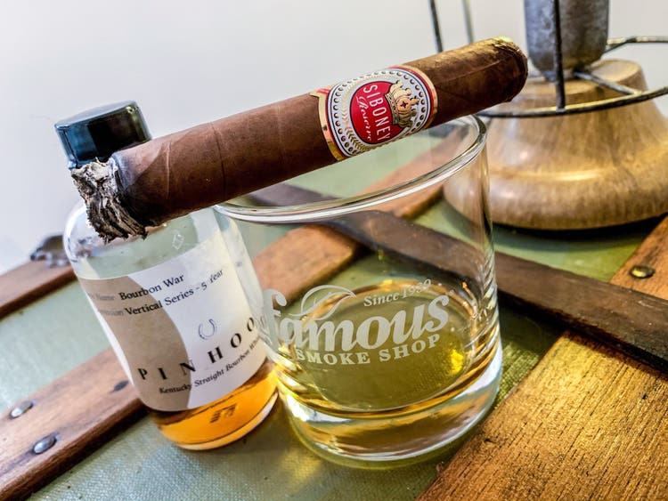 Ultimate Cigar Pairing Pinhook Bourbon Siboney Reserve cigars review by Jared Gulick