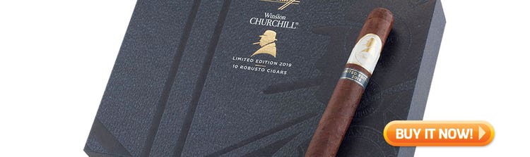 Top New Cigars Apr 29 2019 Winston Churchill Limited Edition 2019 cigars at Famous Smoke Shop