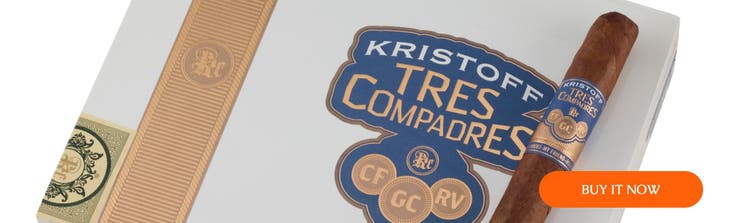 cigar advisor top new cigars feb-19-2024 buy Kristoff Tres Compadres at Famous