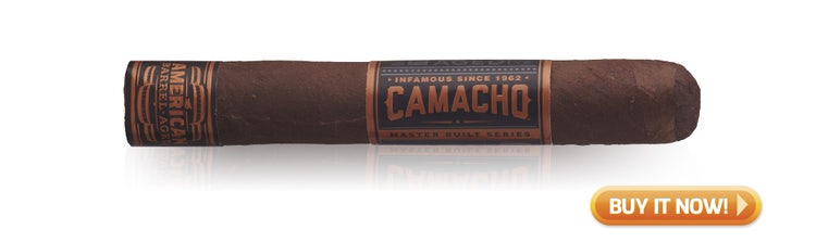 cigar advisor top 5 best-rated camacho cigars - camacho american barrel aged