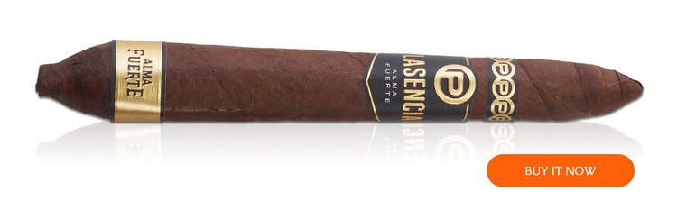 cigar advisor top 12 best-tasting maduro cigars - plasencia alma fuerte at famous smoke shop