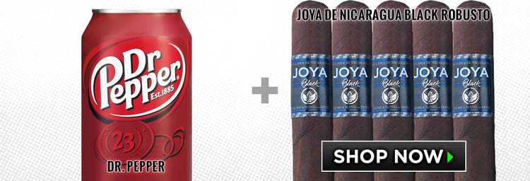 Dr Pepper cigar pairings non-alcoholic drinks joya black cigars