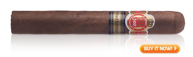 Top Limited Edition Cigars HVC 500 Years Anniversary Tesoro cigars at Famous Smoke Shop